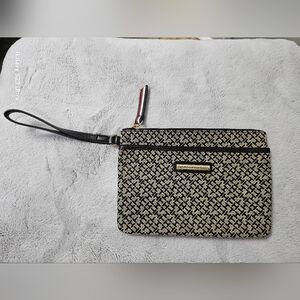 Tommy Hilfiger Clutch Hand Bag Black/cream